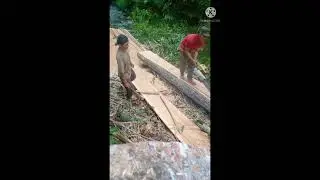 ngesek kayu buat sento tanpa benang lurus geais