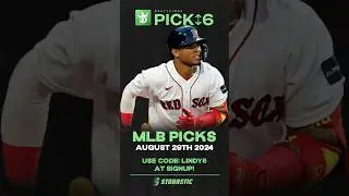 BEST MLB DraftKings Pick 6 Plays Today! 🔥| MLB Picks & Predictions | Thursday 8/29/2024 #draftkings