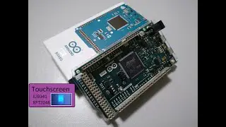 Arduino Due LCD TFT Touchscreen SPI example in Microchip Studio 7