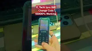 E-Tachi iPro IMEI change code 10000 % Working Code ||E-Tachi iPro invalid sim solution 💯💯💯💯