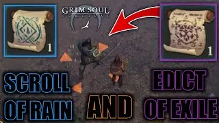 USING EDICT OF EXILE & SCROLL OF RAIN! GAMEPLAY OF NEW SCROLLS! - Grim Soul: Dark Fantasy Survival