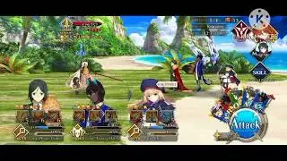 fgo water monster crisis challenge quest ( feat arjuna alter)