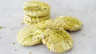 THE MOST DELICIOUS Pistachio Shortbread Cookies You'll EVER Make!