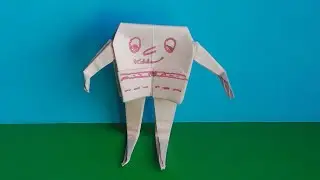 Origami Spongebob Squarepants. How to make origami Spongebob from paper // origami spongebob