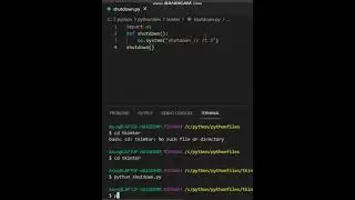 Shutdown Your Computer With The Using of Python🐍