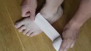 How to Tape Your Foot for Kendo
