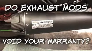 Do Aftermarket Exhaust Mods Void or Affect Your Motorcycle Warranty?
