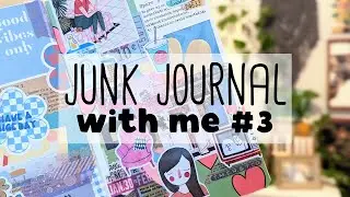 Junk Journal with Me #3 | BOLD DOODLES | ASMR, No Talking, Soft Music