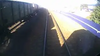 Трагедия на путях. Запись с видеорегистратора. Самара