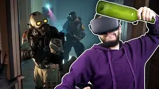 Breaking Bottles In Half-Life: Alyx Set To Classical Music | Oculus Quest
