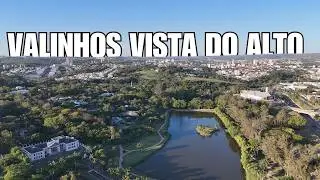 Flying over Valinhos from the Portal to the Reserva Colonial Condominium