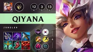 Qiyana Jungle vs Talon: Dominating - KR Master Patch 14.23