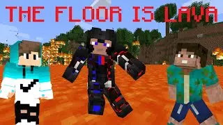 Minecraft, but there is lava rising every 60 seconds | Multiplayer Challenge