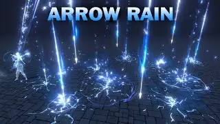 Game VFX breakdown: Arrow rain effect in Unity