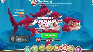 THE FRENZY SHARK GAMEPLAY - HUNGRY SHARK WORLD | KAIJU GAMER PH