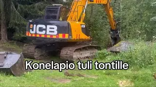 (#42) JCB konelapio tuli tontille 