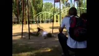 Жесткие падения с турника 2