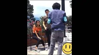 Reaction in front of girls in front of an erect penis