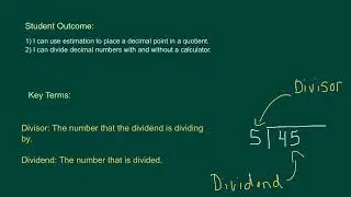 2.3 Dividing Decimal Numbers