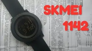 Часы SKMEI 1142 настройка время и даты (распаковка посылки с Aliexpress)