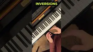 How to Figure Out Chord Inversions at the Piano - EASY TUTORIAL #shorts #pianotutorial #musictheory