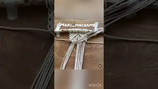 DIY: macrame pattern | cross nod