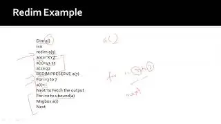 25  VBScript array and its Inbuilt functions