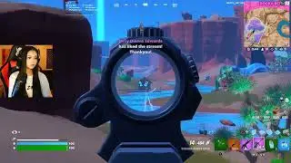 DQ1R SOLO SQUAD 1 VS 4 GAMEPLAY WITH GIRL #49 | Fornite