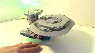 STAR TREK TNG NEBULA CLASS STARSHIP  MOC by BWTMT Brickworks