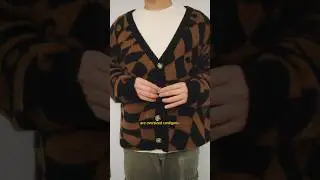 cropped oversized cardigans 😮‍💨 #fashion #cardigan