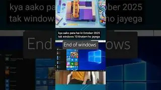 End of Windows 10 #windows #microsoft #short
