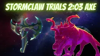 Dauntless|Stormclaw Trials 2:03 solo (AXE)