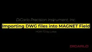 MAGNET Field Layout importing DWG file