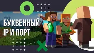 Как сделать буквенный IP адрес для сервера Майнкрафт? IP + порт.