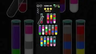 color water sort 3D level 423