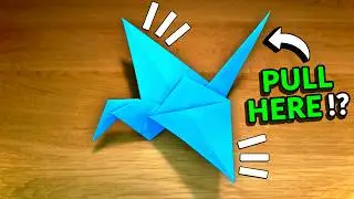 How To Make a Paper Flapping Bird - Fun & Easy Origami