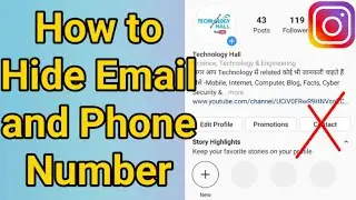 How To Hide phone Number On instagram with proof | How to Hide Contact info on Instagram | 2020