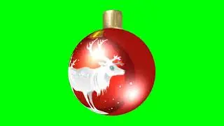 GREEN SCREEN CHRISTMAS BALL