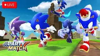🔴Sonic Only Party Match | Sonic Forces Speed Battle | Live 
