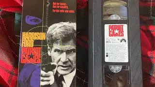 Opening To Patriot Games 1992 VHS