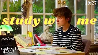 LIVE | 12-HOUR study with me 📚🌧 rain sounds & pomodoro timer 60 & 10