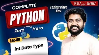 int data type in Python-Hindi/Urdu | Lec-09 | Different number systems in integer data type