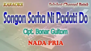 SONGON SORHA NI PADATI DO ll KARAOKE ROHANI BATAK ll BONAR GULTOM ll NADA PRIA G=DO