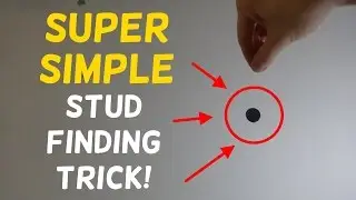 How to Find a Stud (Super Simple Trick!)
