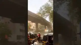 Finally Rains in Mumbai ! Mumbai monsoon ! Rainstorm ! Mumbai ! shorts