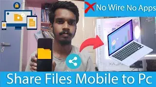 How to Transfer Files from Mobile to Computer | Android Phone to PC File Share | Wireless | Tamil