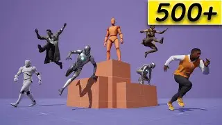 Unreal Motion Matching Sample Project  (500+ AAA Animations!)