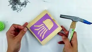 DIY Easy String Art Wall décor | Baby shower gift idea | Kid's crafts