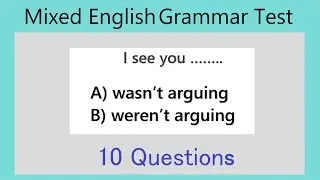 Mixed English Grammar Quiz।Grammar Test
