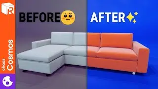 Change Materials of Proxies | Chaos Cosmos Furniture | VRay for SketchUp